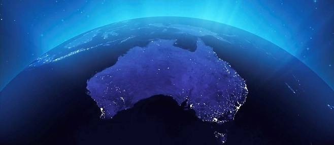 우주에서 바라본 정말 아름다운 ‘호주 대륙’