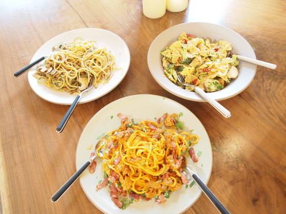 익숙해지면 은근히 쉬운 파스타. 토마토, 크림, 오일이 아니라 간장, 고추장, 된장 등 친숙한 우리의 장을 활용한 파스타를 만들어 보았다.