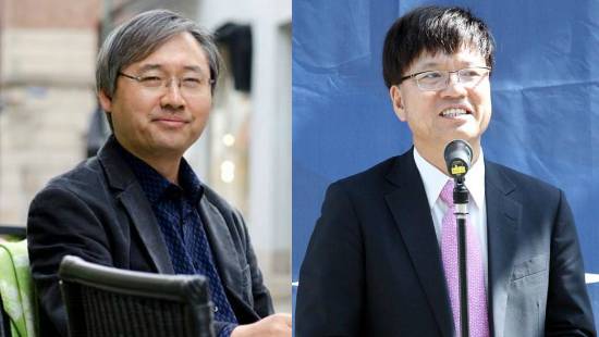 박찬운(왼쪽) 한양대 법학전문대학원 교수와 이병태 카이스트 IT경영대학 교수(사진=박찬운·이병태 교수 페이스북 화면 갈무리)