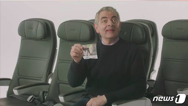 미스터빈으로 유명한 로완 앳킨슨. 영국항공 제공.© News1