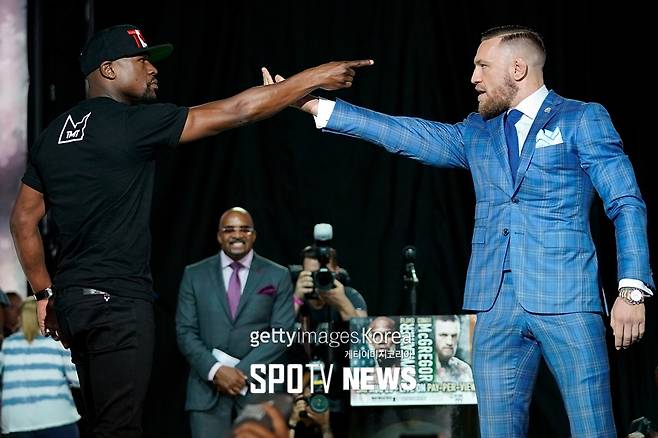 ▲ 에디 알바레즈가 플로이드 메이웨더와 코너 맥그리거의 복싱 대결에 대해 말했다.