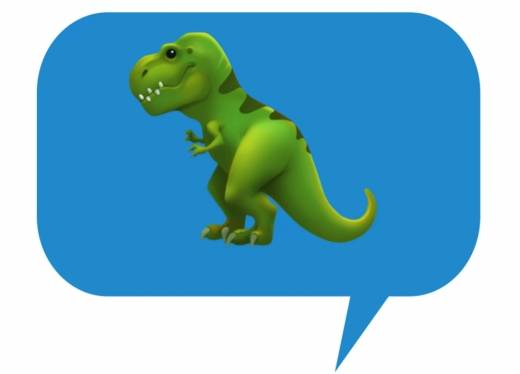 고생물학자의 지적 받은 애플의 새 ‘티라노사우루스’ 이모지