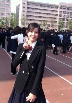 장쩌텐 고등학교 졸업사진. [사진 온라인 커뮤니티]