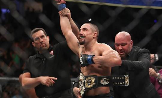 UFC 초대 미들급 잠정챔피언 로버트 휘터커. 사진=‘UFC 아시아’ 제공