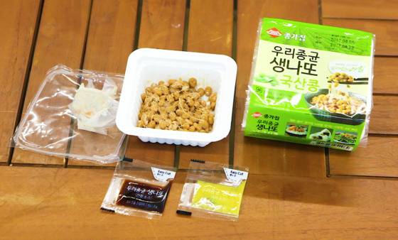 대상 낫또의 구성.