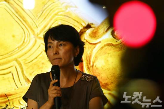 김연수 국립고궁박물관장이 18일 오전 서울 종로구 국립고궁박물관에서 재제작된 모조품으로 확인된 덕종어보에 대한 해명을 하고 있다. (사진=황진환 기자/자료사진)