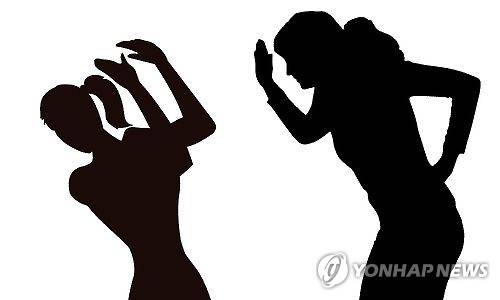 폭행 일러스트. [연합뉴스 자료]