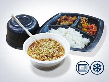 무독성 인증을 받은 휴비스의 친환경 PET 식품 용기 휴비스 제공