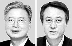 조윤제(左), 이수훈(右)