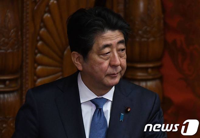 아베 신조 일본 총리 <자료사진 > © AFP=뉴스1