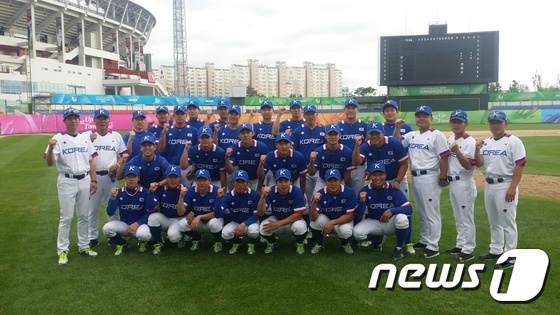 한국 유니버시아드 야구 대표팀. (대한야구협회 제공). © News1