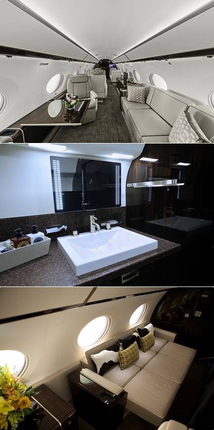 걸프스트림 G650ER 내부모습.