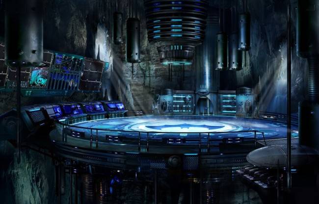 영화 '배트맨'에 등장하는 박쥐동굴(Bat Cave). 게이츠 저택에도 숨겨진 박쥐동굴이 있다.