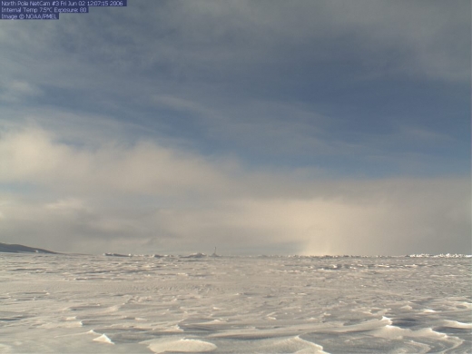 북극점 근방의 북극해. (사진=NOAA)