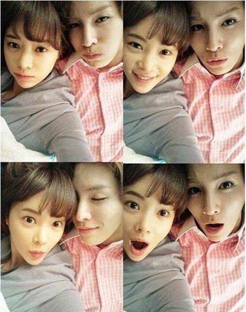 황정음, 노민우와 얼굴 맞대고 셀카…‘둘 다 예쁘네’