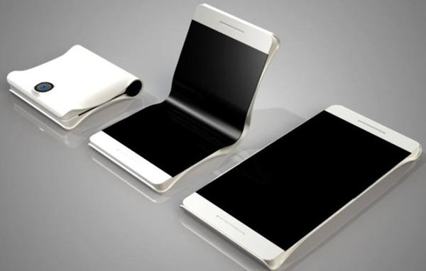 접는 방식의 스마트폰 컨셉.펼치면 태블릿이 된다.실물과는 무관하다.
