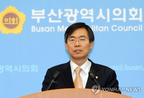 최근 새누리당에 입당한 조경태 의원 <<연합뉴스 자료사진>>