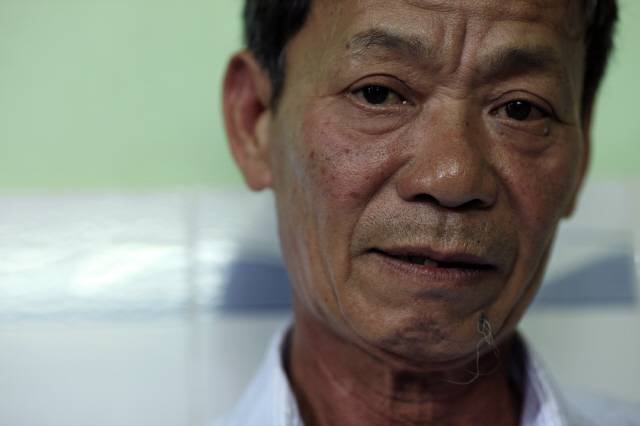 ‘빈안학살’의 생존자 응우옌떤런씨. 사진 조우혜 프리랜서 사진가