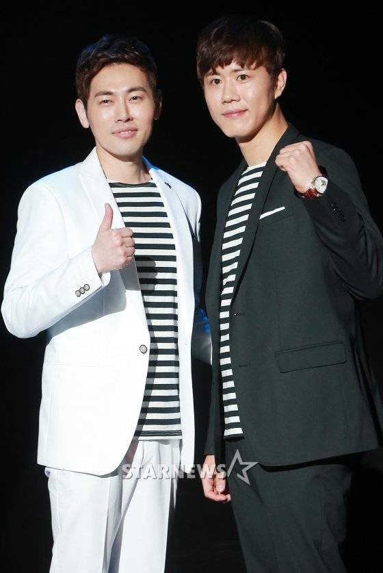 두스타 김강과 진해성 /사진=김창현 기자