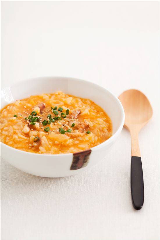 낙지김치죽