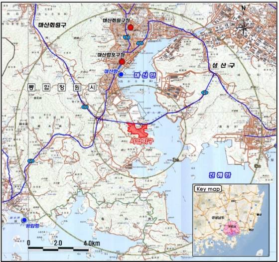 경남 창원시 마산합포구 가포동 일대 공공주택지구인 가포지구 위치도. / 자료제공=한국토지주택공사(LH)