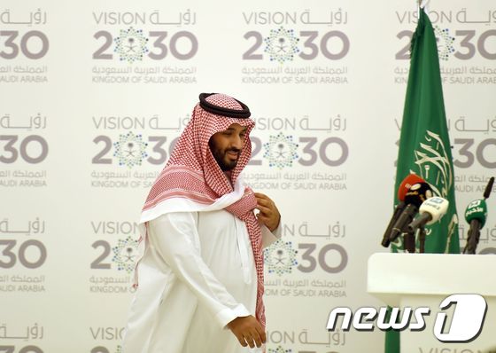 모하메드 빈 살만 사우디 왕세자. © AFP=뉴스1