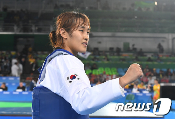 여자 태권도 49㎏급의 김소희(한국가스공사)  © News1