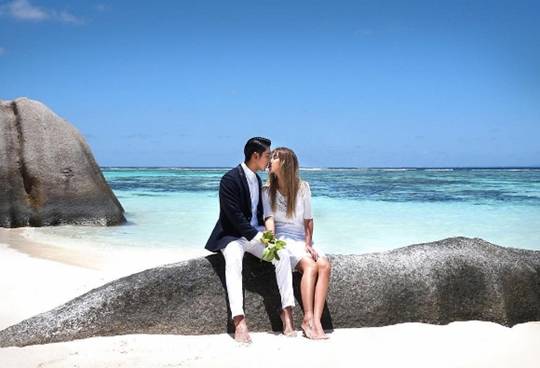 나르샤 남편 세이셸섬