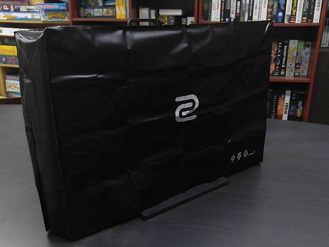 PVC 커버를 씌운 모습