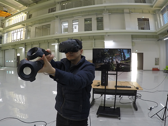네비웍스가 개발한 VR FPS 게임