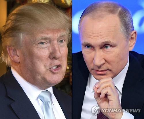 트럼프(왼쪽)와 푸틴[AFP=연합뉴스 자료사진]