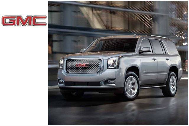 GMC 로고(좌)와 프리미엄 모델 유콘 디날리(우)