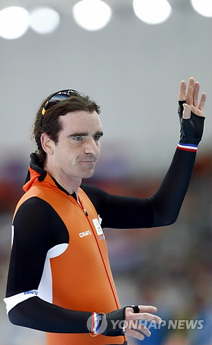 2014 소치 동계올림픽에서 네덜란드 스피드스케이팅 대표팀으로 참가했던 보프 더용 코치. (EPA=연합뉴스)