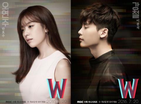 A poster for the MBC drama “W” (MBC)