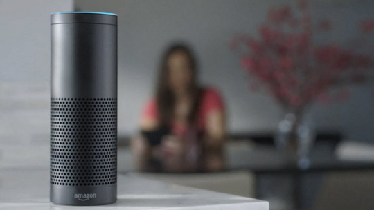 아마존의 에코(Echo)는 인공지능인 알렉사(Alexa)를 탑재해 스마트폰과 연동 없이도 음악 스트리밍, 스케줄 정리, 쇼핑, 날씨 검색  등의 기능을 제공한다.