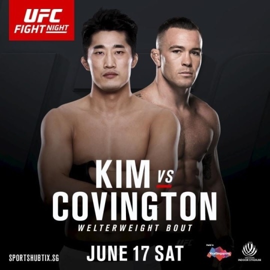 UFC 웰터급 7위 김동현은 같은 체급 21위로 여겨지는 콜비 코빙톤을 상대한다.