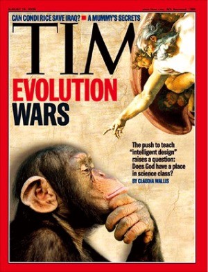 진화론 논쟁을 다룬 타임 표지
