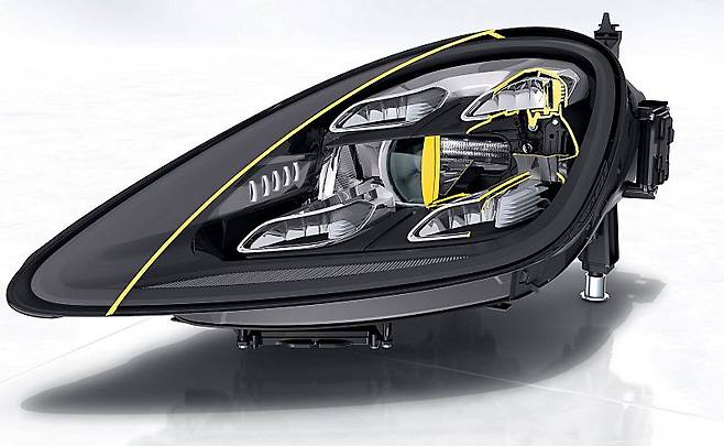 포르쉐 4점식 헤드램프(PDLS)