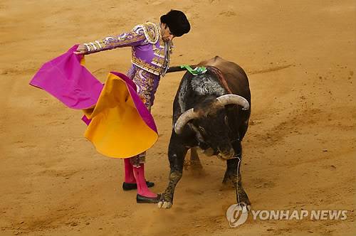 Spain Bullfight Jose Tomas