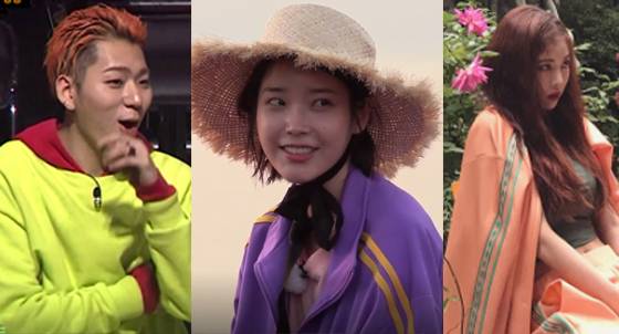 (왼쪽)지코, (가운데)아이유, (오른쪽)현아/사진=/사진=Mnet쇼미더머니6 캡처, JTBC 효리네 민박 캡처, 현아 인스타그램