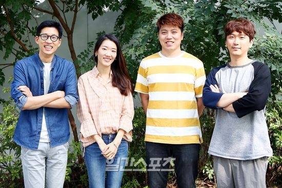 [사진=왼쪽부터 정효민PD·강미소PD·김학민PD·마건영PD]