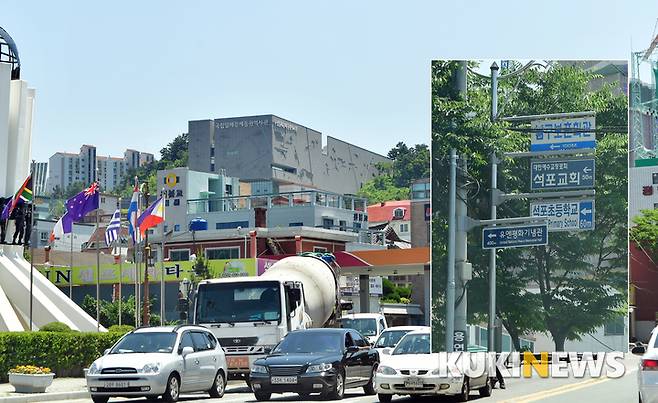 사진=박효상 기자/ 부산 남구 대연동에 있는 ‘국립일제강제동원역사관’으로 향하는 길. 표지판이 없어 길을 찾기 어렵다.
