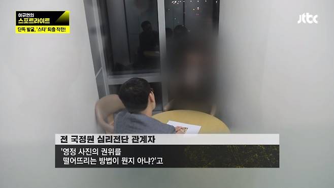 국정원이 노무현 전 대통령의 영정 사진 합성에도 관여했다는 증언이 나왔다. JTBC 이규연의 스포트라이트 국정원이 노무현 전 대통령의 영정 사진 합성에도 관여했다는 증언이 나왔다. JTBC 이규연의 스포트라이트
