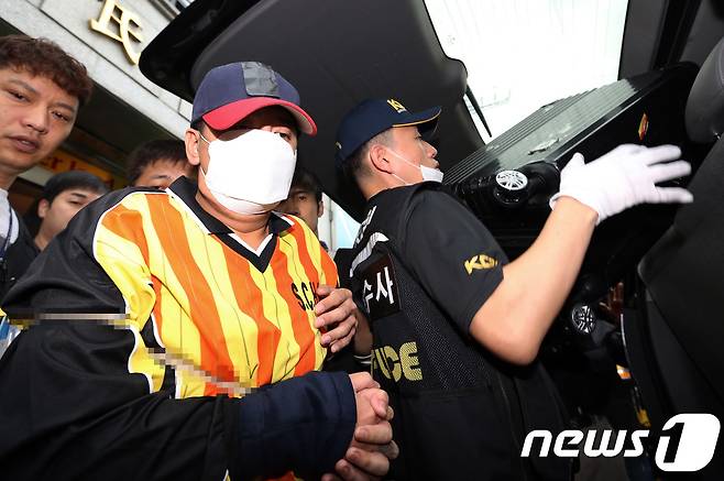 여중생 살해·시신 유기 혐의를 받고 있는 '어금니 아빠' 이영학(35). 2017.10.11/뉴스1 © News1 오대일 기자
