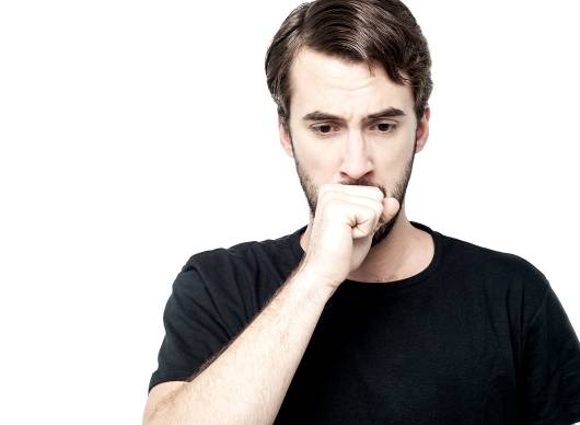 불편한 목에 가래 낀 느낌