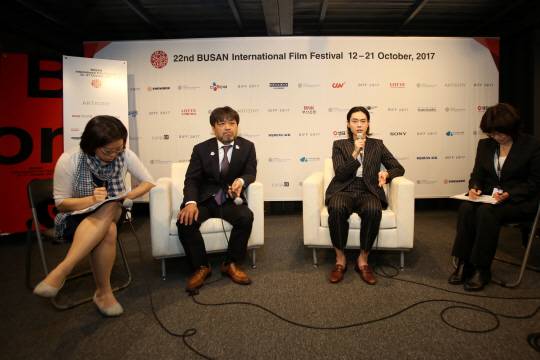 요시유키 키시 감독, 배우 스다 마사키 /사진=부산국제영화제