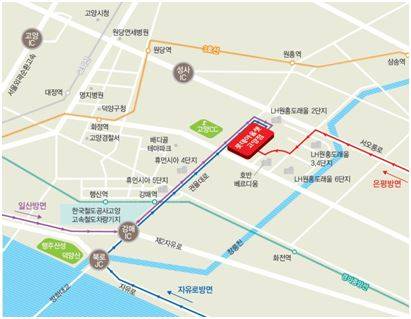 롯데아울렛 고양점 위치도