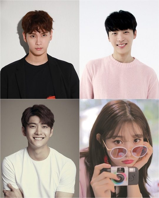 최태준(왼쪽 위부터 시계방향), 신현수, 정채연, 강태오