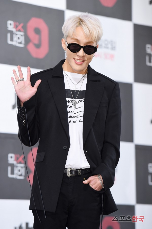 JTBC '믹스나인' 제작발표회에 참석하고 있는 자이언티. 사진=이규연 기자 fit@hankooki.com