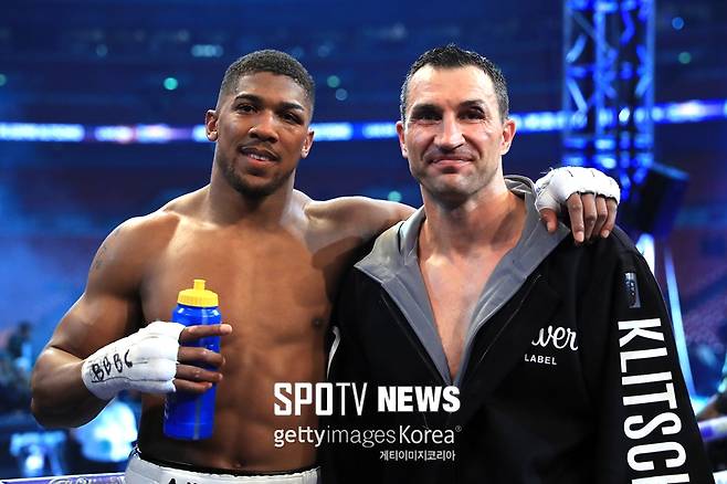 ▲ 앤서니 조슈아와 블라디미르 클리츠코의 재대결이 추진됐으나, 클리츠코가 은퇴를 선언하면서 무산됐다.